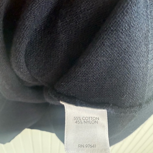 J. Jill Classic Navy Long-Sleeve Knit Dress Size XS - Picture 3 of 4